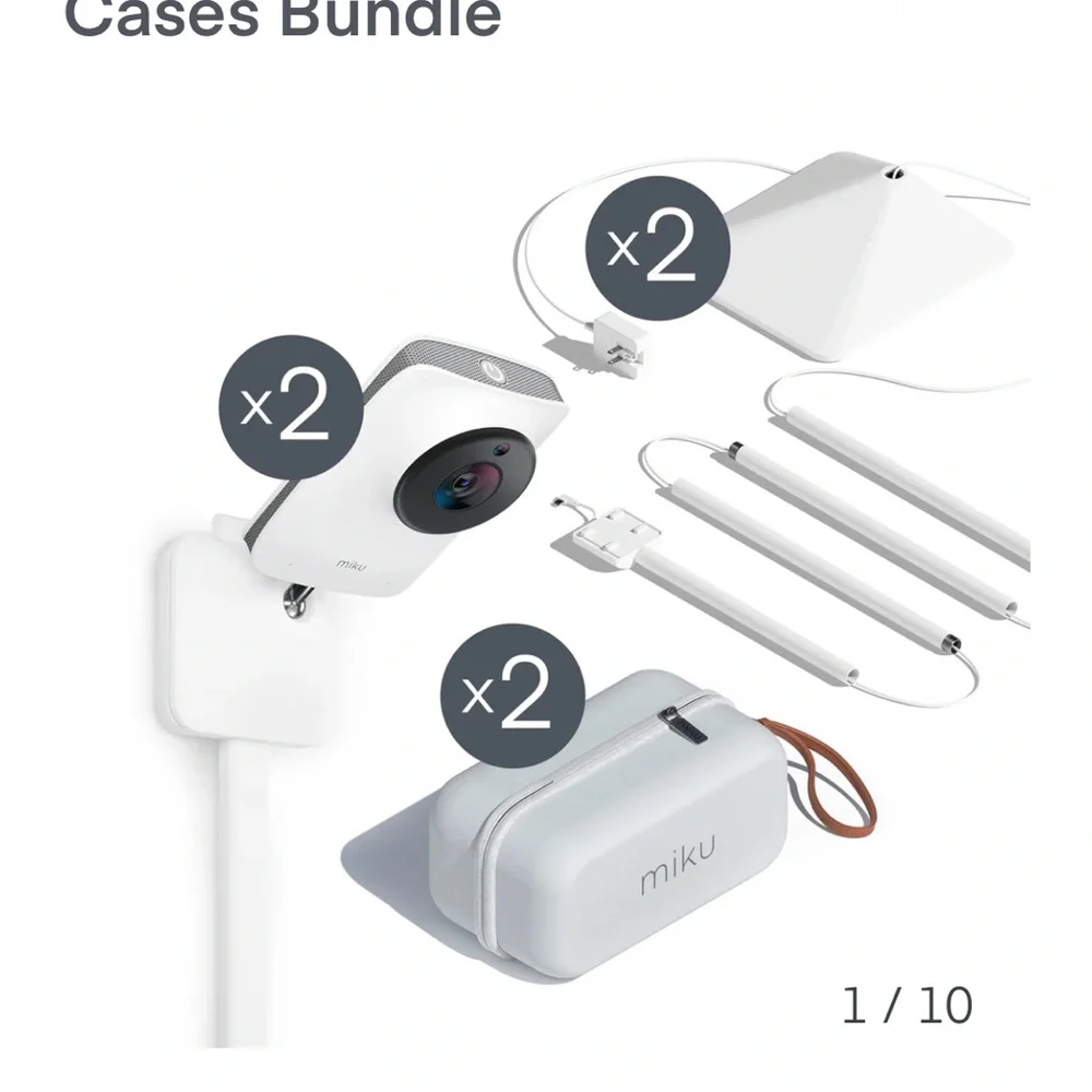 Miku Smart Baby Monitor - White